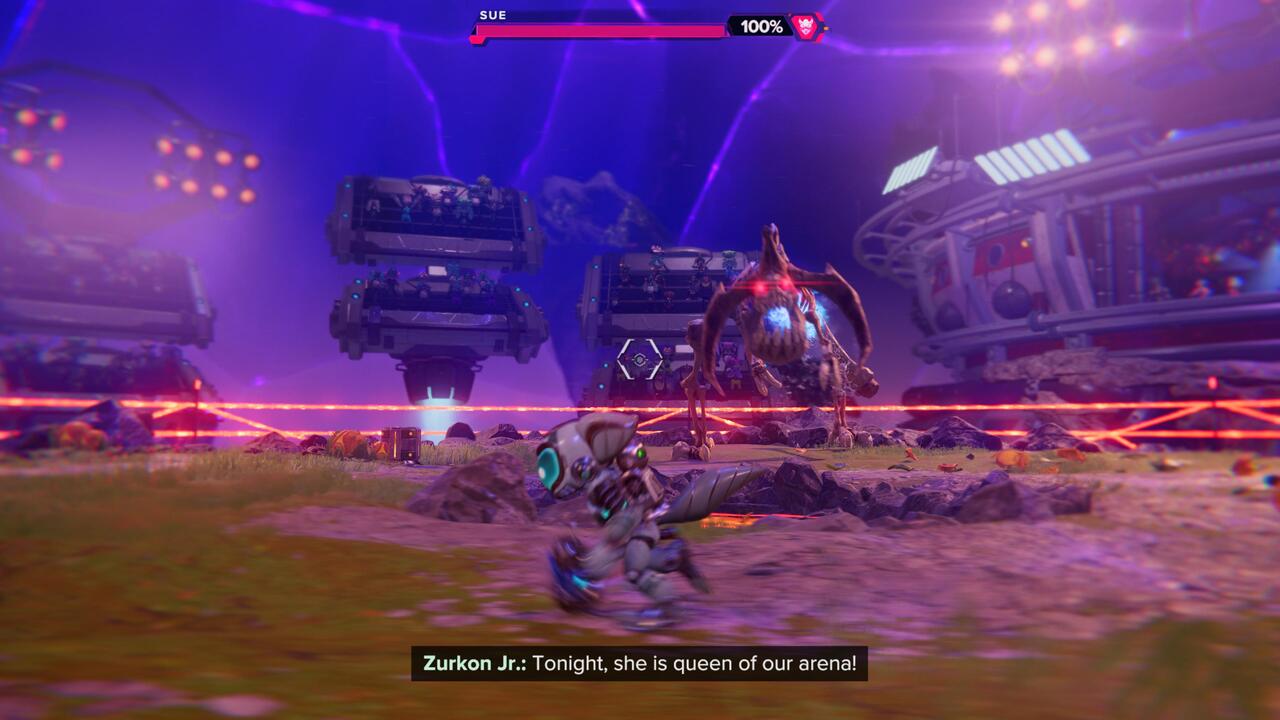 Ratchet and Clank Rift Apart Sue the Undead Grunthor Boss Guide