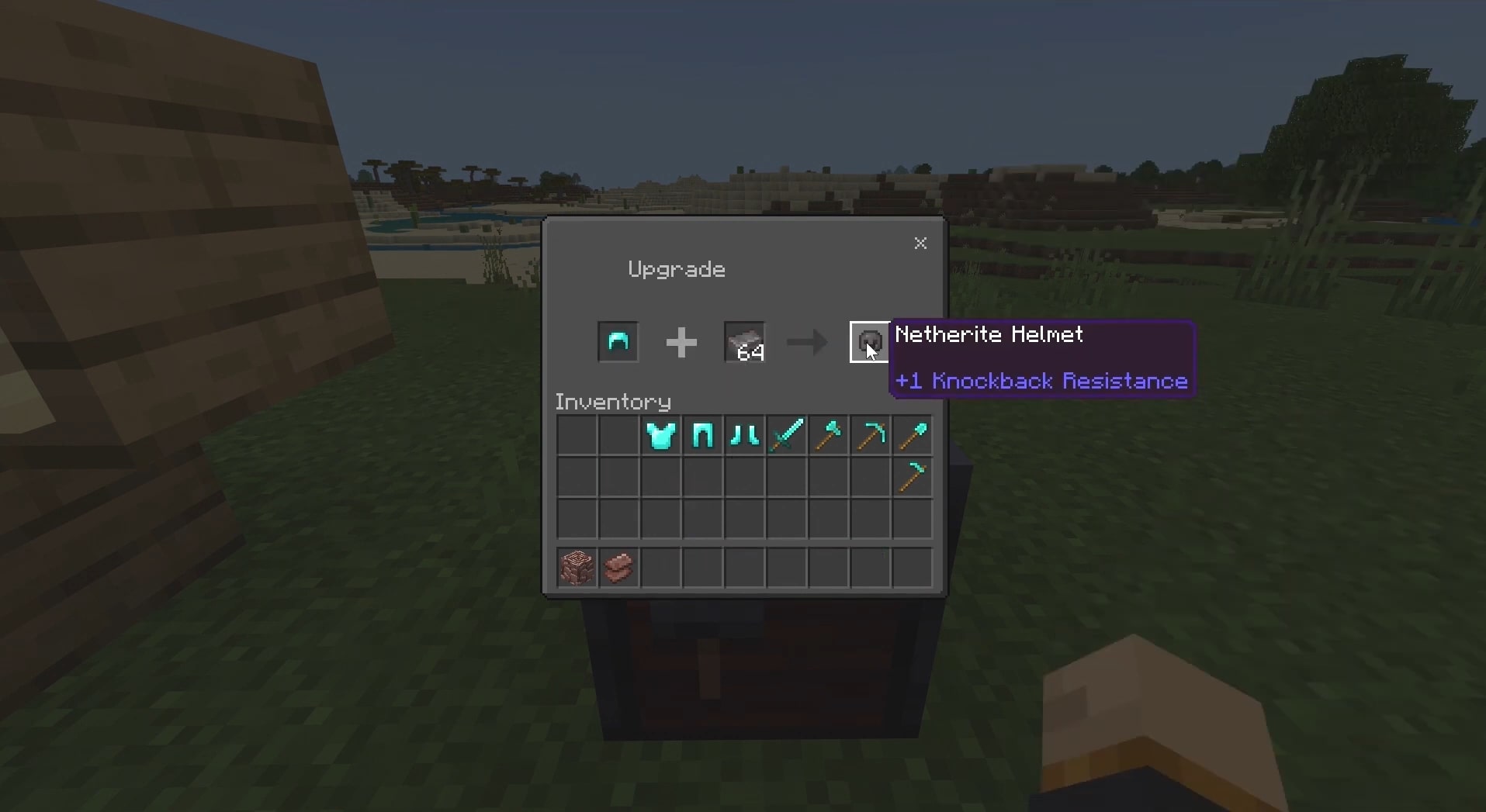 Minecraft How to Use a Smithing Table Attack of the Fanboy