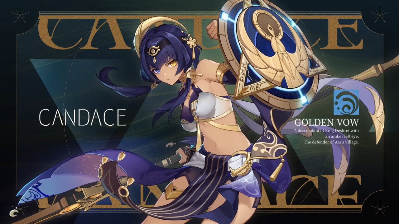 How to Build Candace in Genshin Impact Weapon, Artifacts and Team
