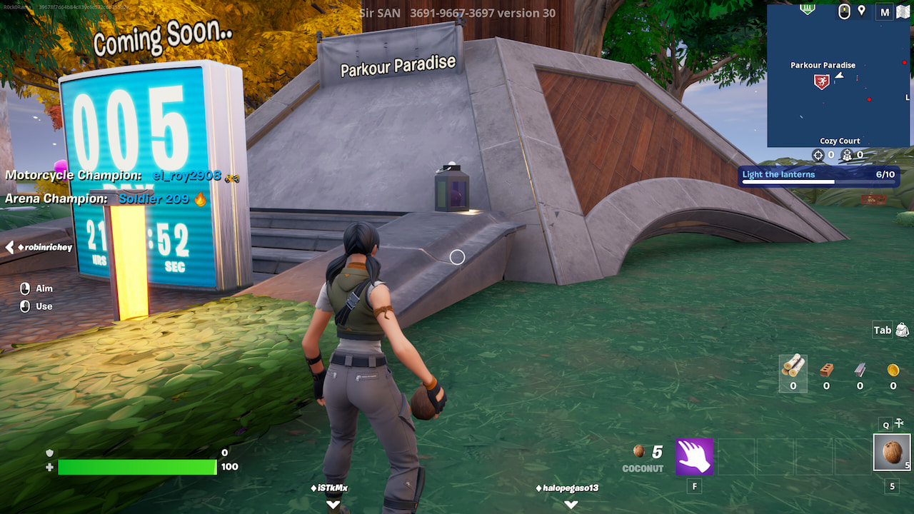 How to Light 10 Lanterns Around the Map in Fortnite Lantern Fest 2023