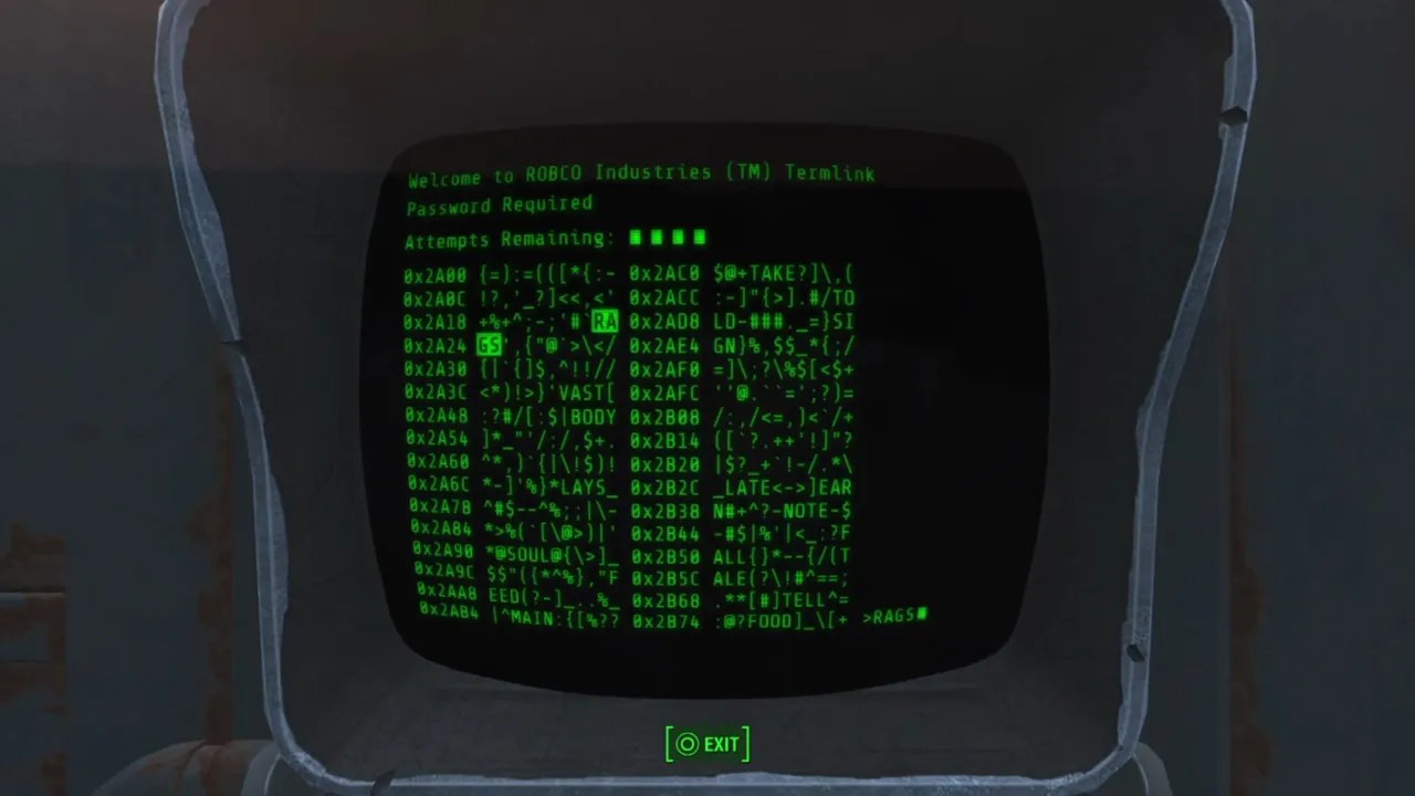 Fallout 4 Terminal Hacking Guide How to Hack Computers Attack of the Fanboy