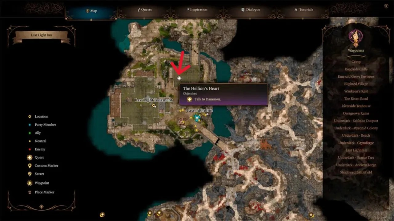 Baldur's Gate 3 Dammon the Infernal Mechanic Locations (Act 1, 2, and 3