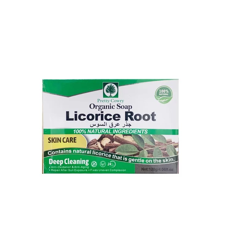 licorice root صابون جذر عرق السوس 100 غرام عطار اون لاين الكويت
