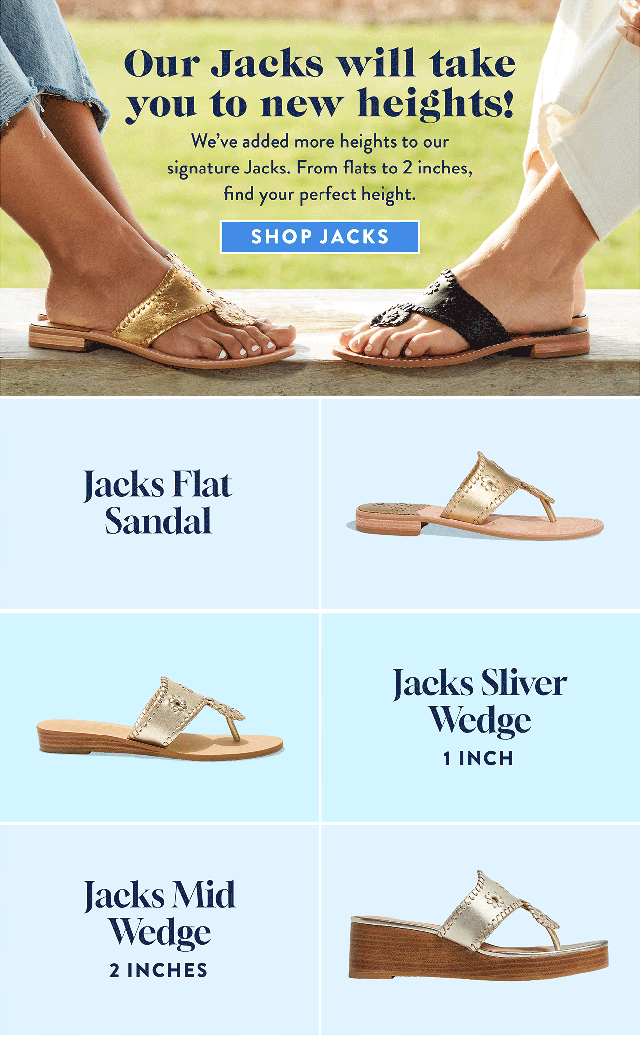 Jacks In New Heights! Jack Rogers