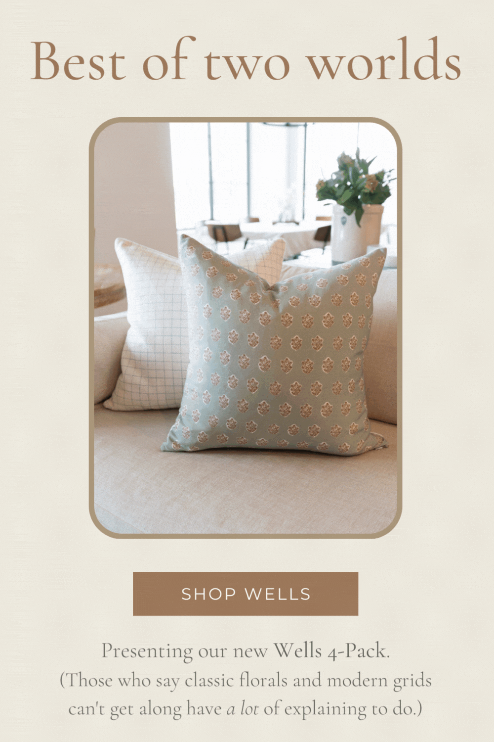 A new way to approach florals Woven Nook