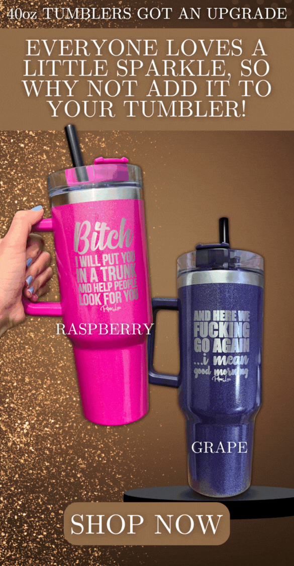Sparkle. 40oz. Tumblers. Piper Lou