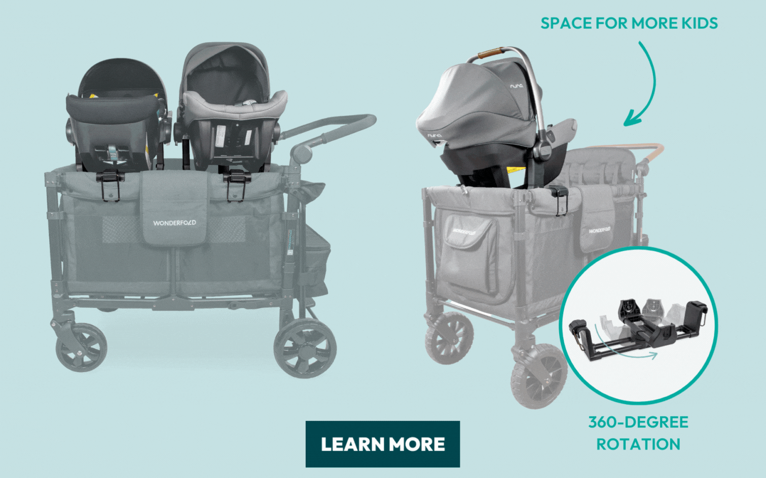 Introducing Our New Car Seat Adapter🎉 WonderFold Wagon