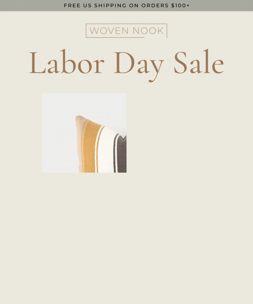 Ready...set...👀 Woven Nook