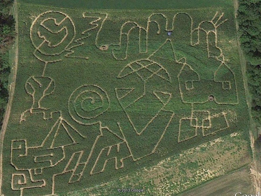 At The Barnyard 10588 Ferguson Valley Rd, Lewistown Corn Maze, Hay