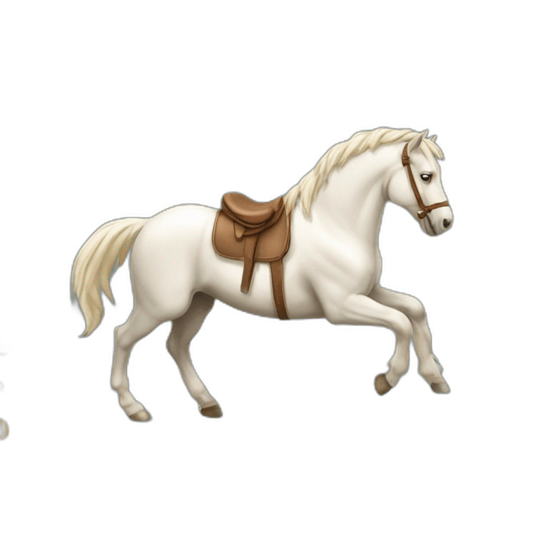 un cheval qui appelle des chevals