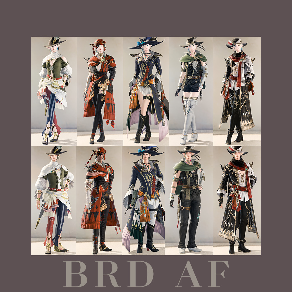 吟遊詩人AF 男女着用SSと入手方法まとめ｜FF14 装備手帳