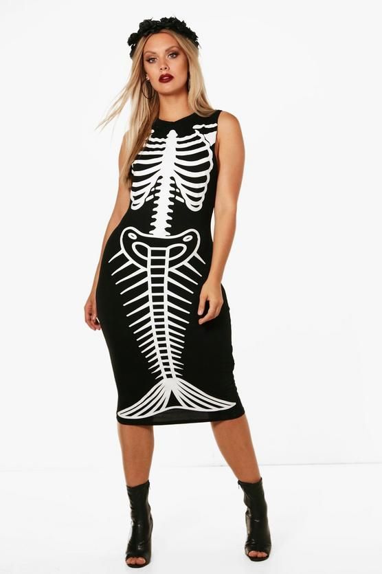 Plus Size Skeleton Costume Attire Plus Size