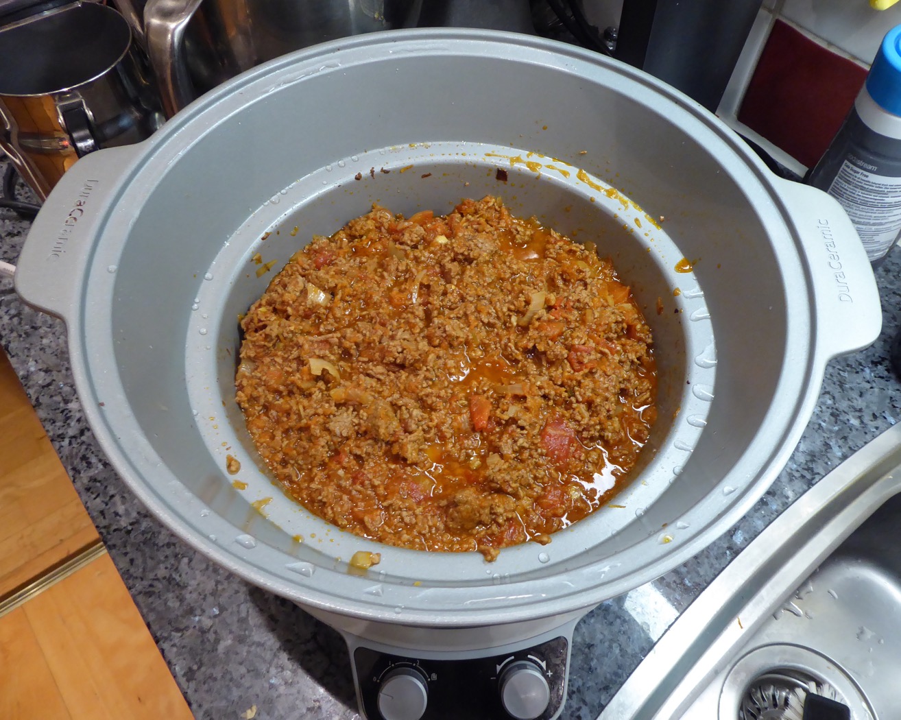 Inled 2019 med en god och hälsosam köttfärssås i Crock Pot Leva sunt