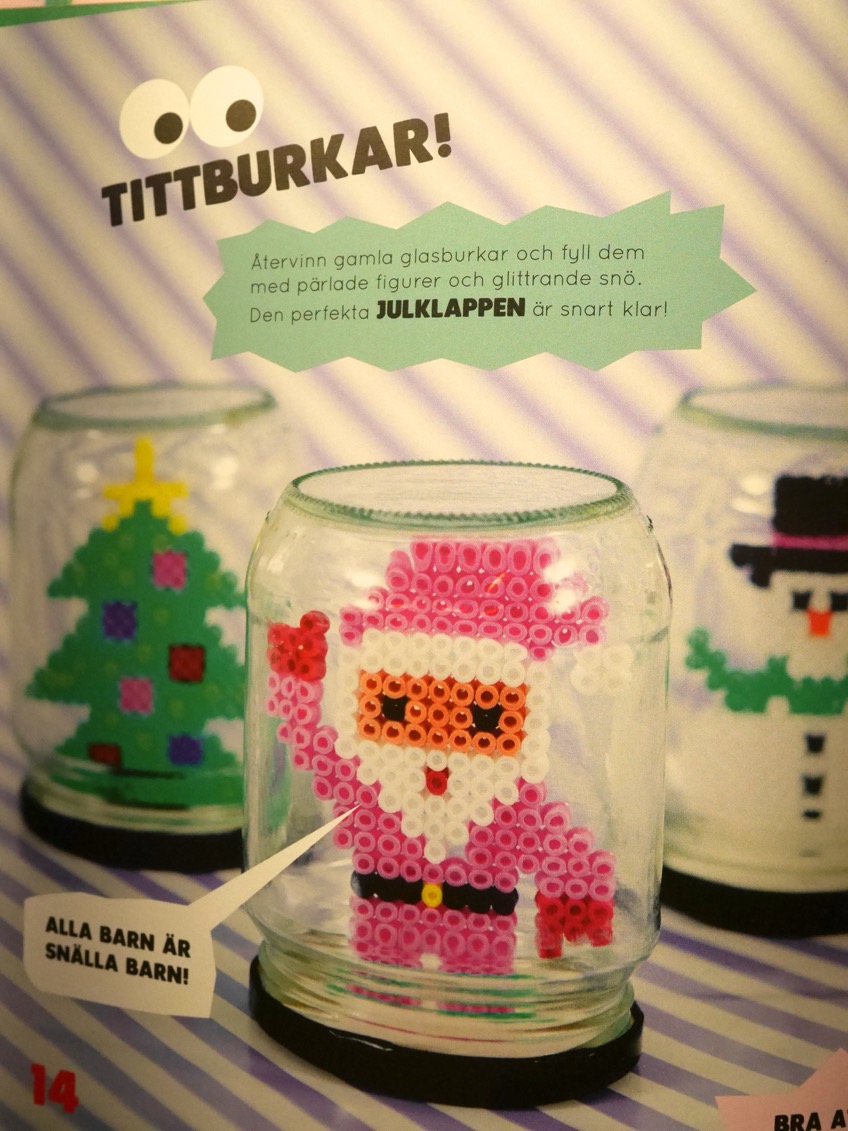 De flesta a av bokens pyssel kan man göra med saker som ofta finns