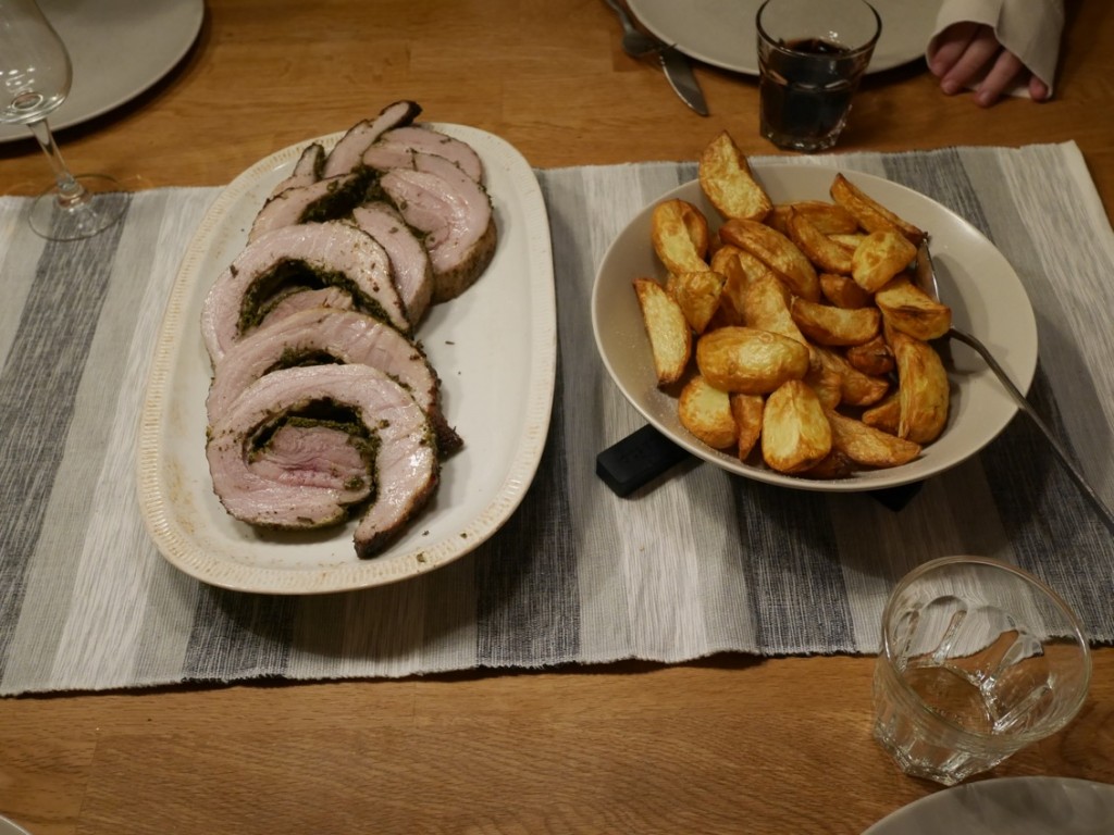 Färdigkryddad Porchetta till söndagsmiddag, Porchetta, tillbehör Porchetta
