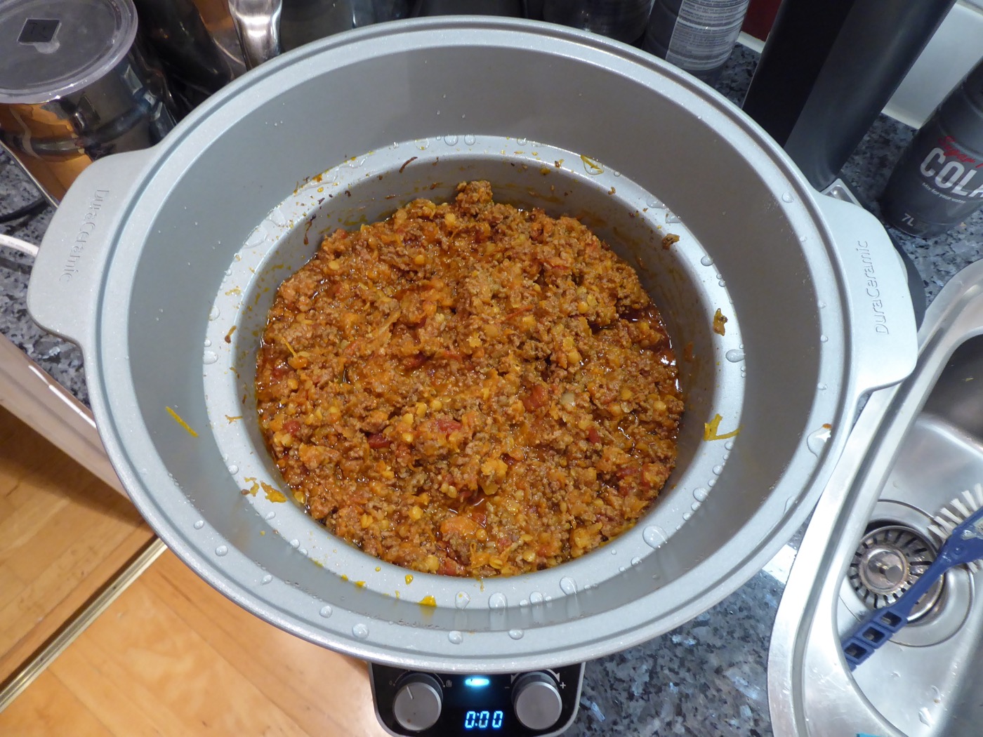 Köttfärssås 50/50 i Crock PotKöttfärssås 50/50 i Crock Pot Leva sunt