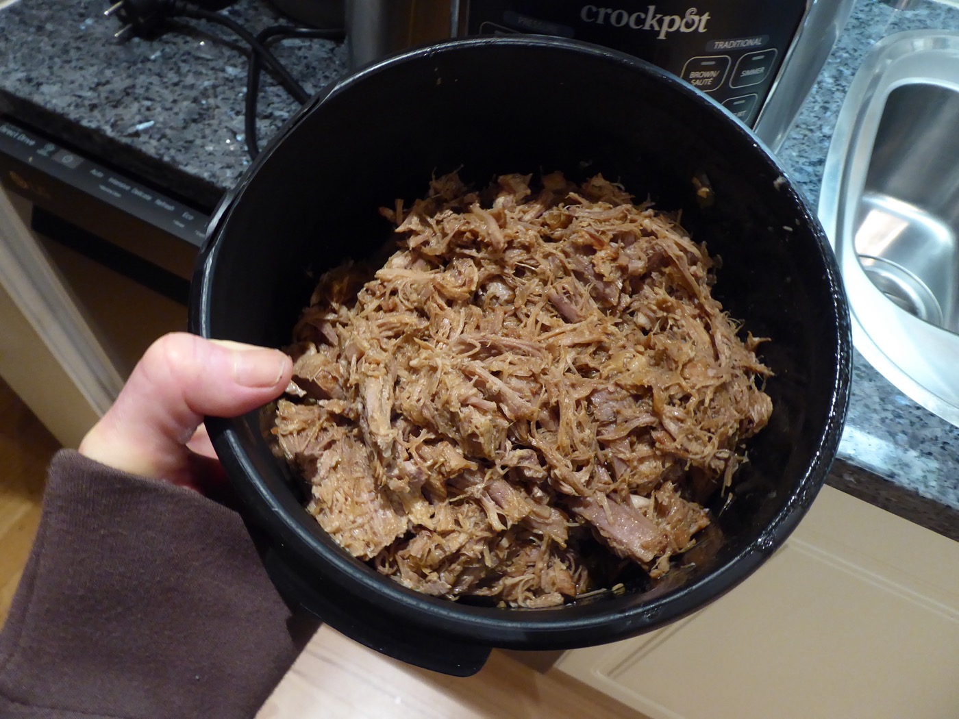 Pulled pork i Crockpot Turbo Express Leva sunt