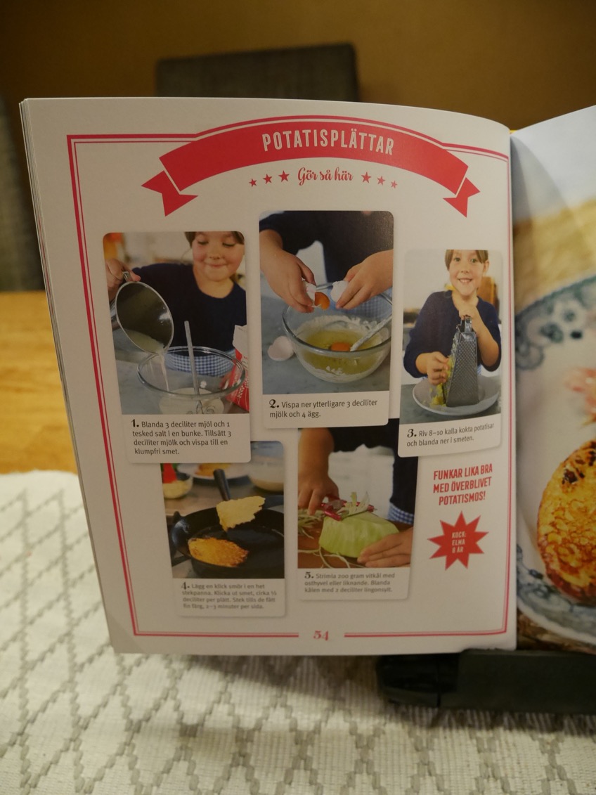 Barnens kockskola, recept Middag för hela familjen, Norstedts