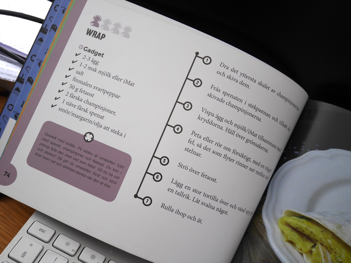 Kokbok för gamers som inte orkar 2.0, Kokbok för gamers Karin Tuvell