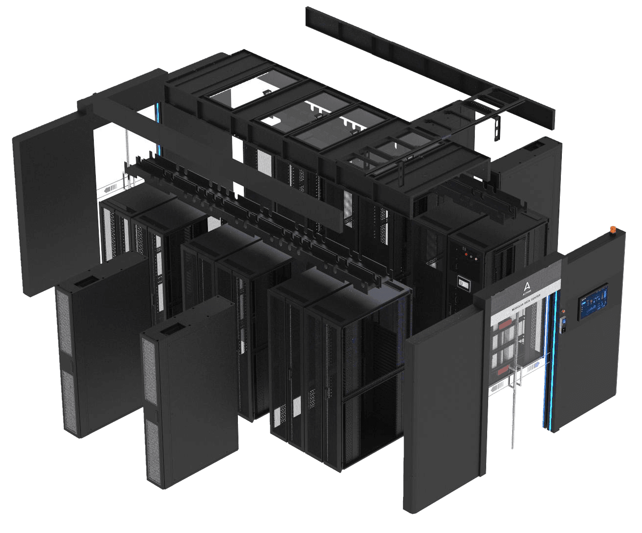 AgileMod Modular Data Center Containment System Expert Green Prefab Data Centers