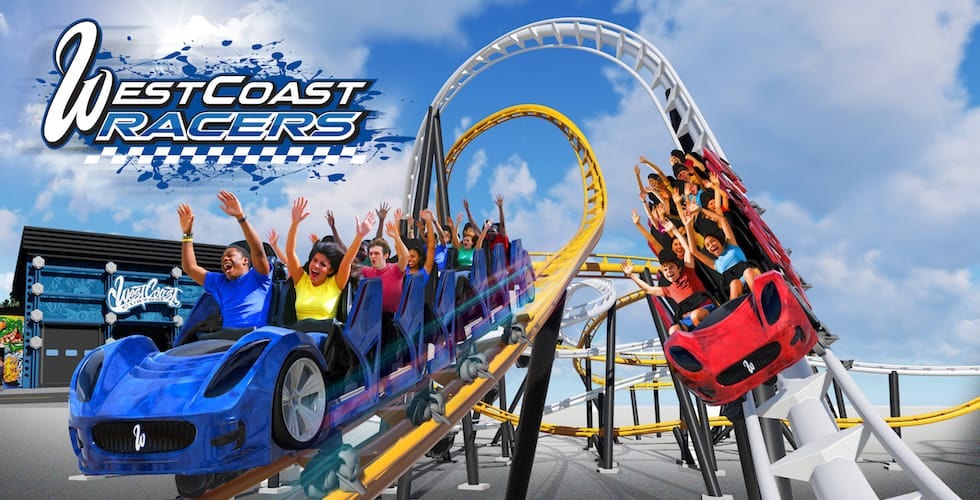 West Coast Racers, World's First Racing Launch Coaster, To Open At Six Flags Magic Mountain