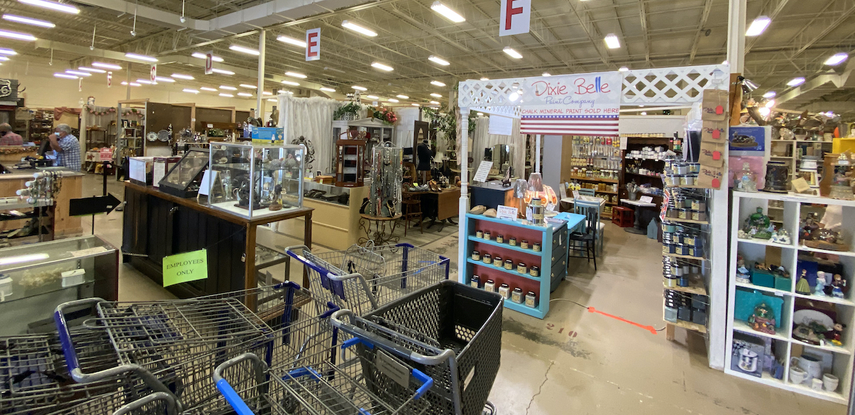 Buy authentic theme park props at the Lakeland Antique Mall