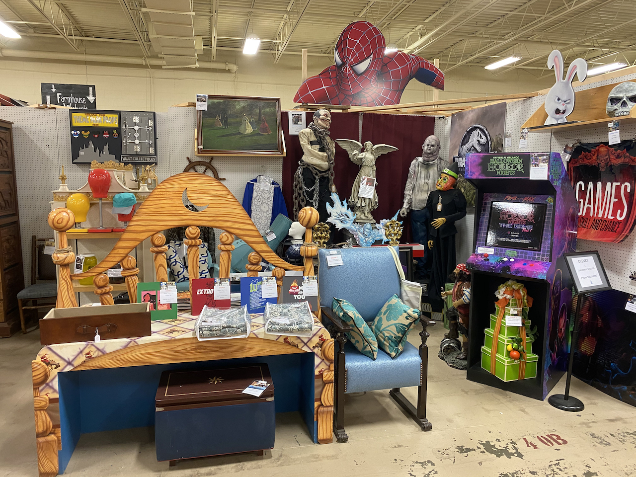 Buy authentic theme park props at the Lakeland Antique Mall