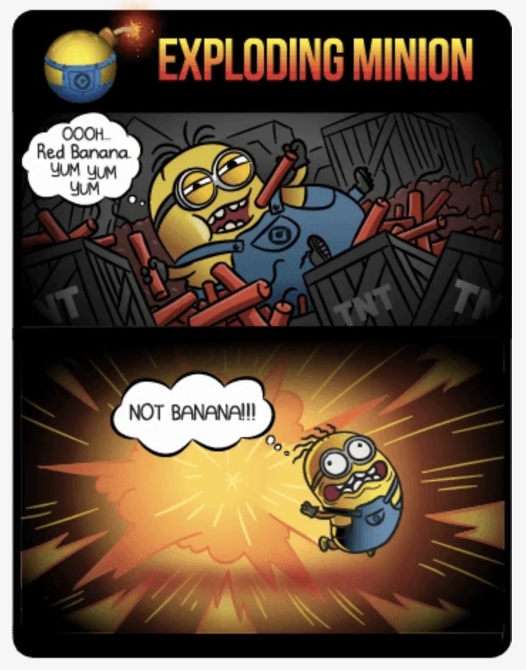 Exploding Kittens launches new 'Exploding Minions' game