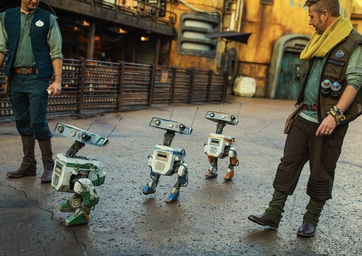 New droids in training spotted in Batuu at Disneyland