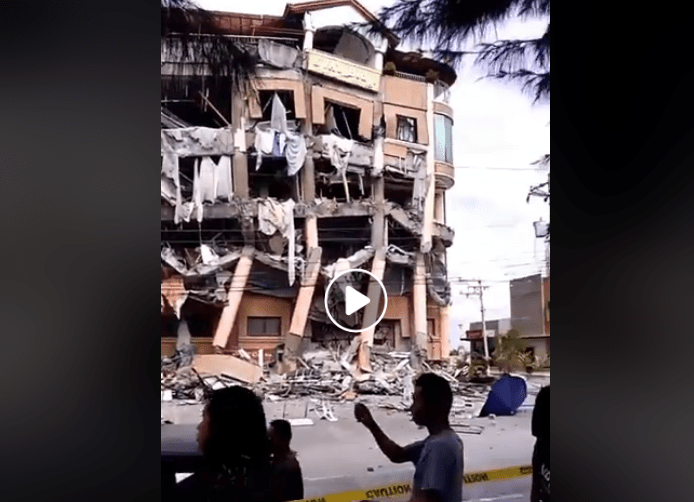 Live Coverage Condominium & Hotels Building Collapsed During 6.5 Earthquake hits Davao City on