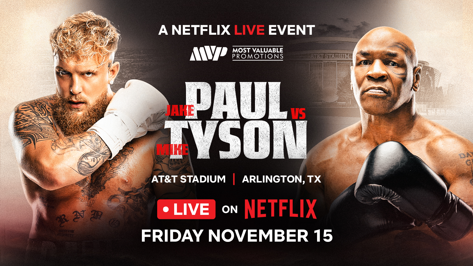 Jake Paul vs. Mike Tyson Netflix November 15, 2024 Page 5 BoxRec