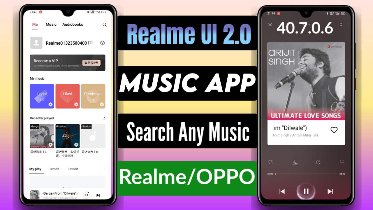 Realme UI 2.0 Music App for Realme & OPPO Now Available Songs