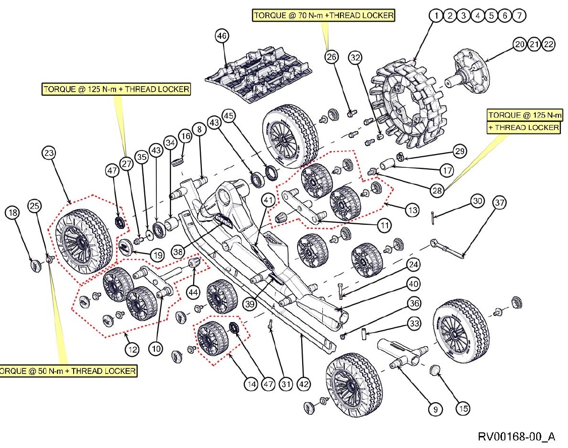 2012 CAMOPLAST UTV T4S REAR LEFT & RIGHT - CAMSO ATV / UTV TRACK SYSTEMS