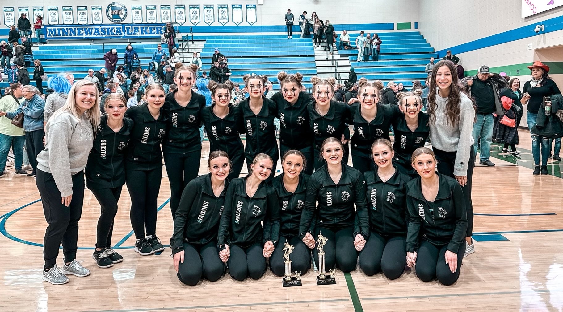 Falcons Dance Team at Minnewaska Atwater Stream