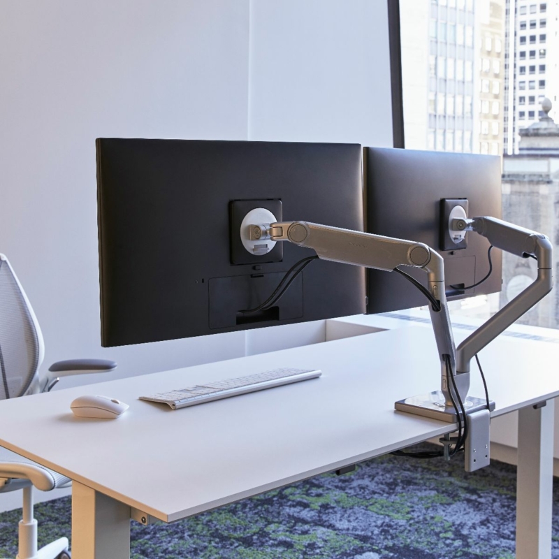 Humanscale Monitor Arm W/ CrossBar For Dual Monitors lupon.gov.ph