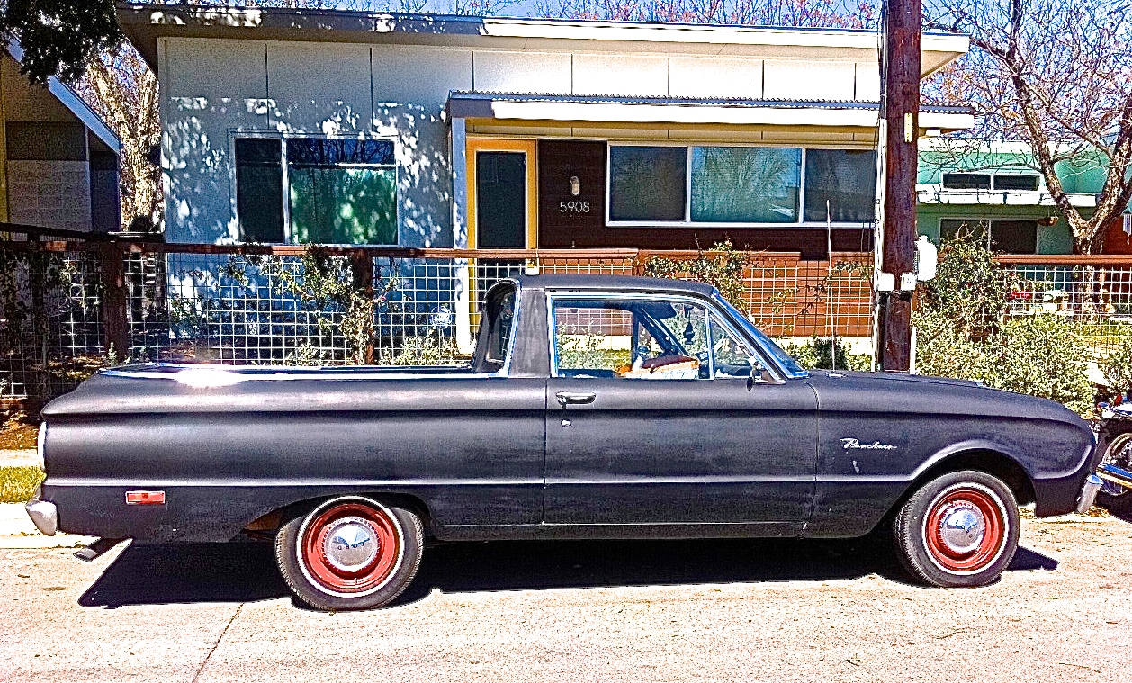 Early 60s Ford Falcon Ranchero in East Austin ATX Car Pictures Real Pics from Austin TX