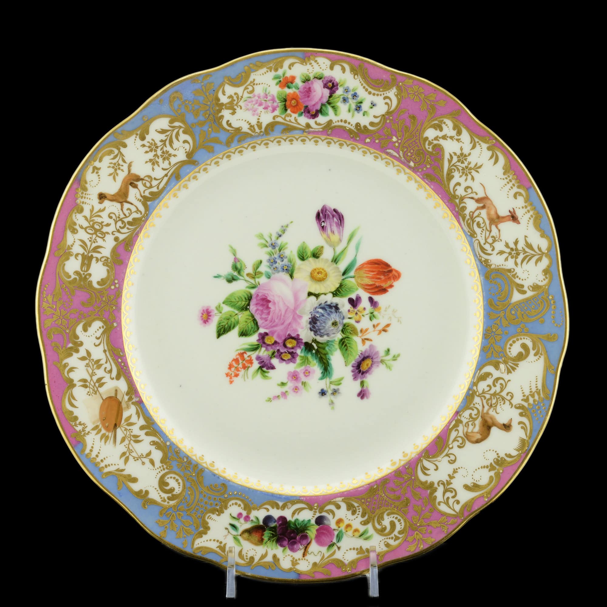 Imperial Porcelain Factory Dinner Plate Grand Duke Mikhail Pavlovich