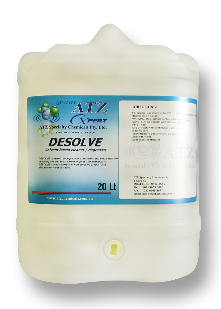 Desolve Solvent Based Degreaser ATZ Chemicals
