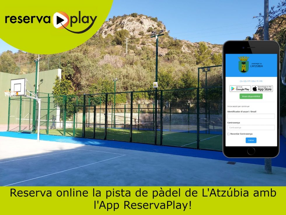 Nou sistema de reserves online de la pista de pàdel amb l