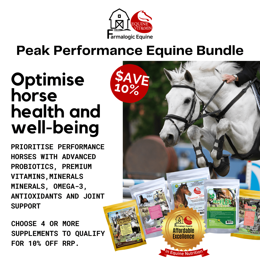Peak Performance Equine Support Bundle Farmalogic Rejuvenate, EVM