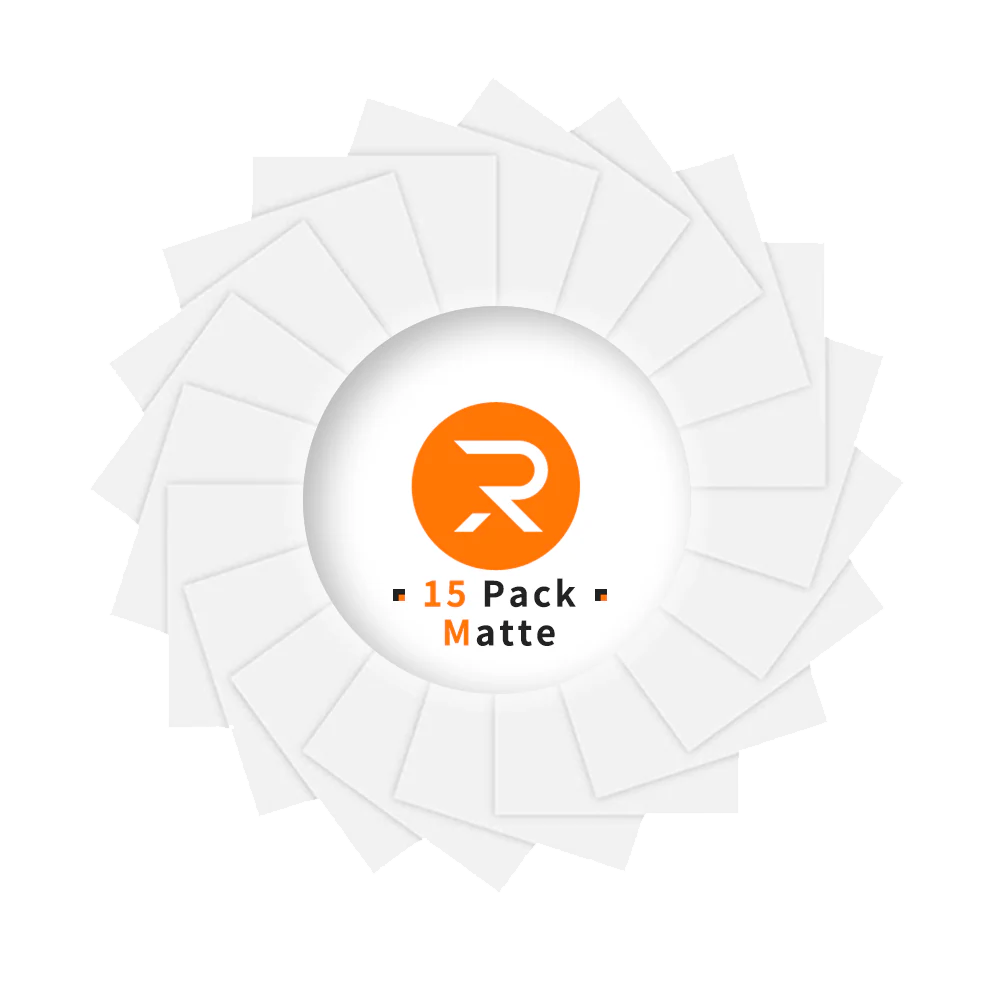 Printable Vinyl Sticker Paper/Matte Vinyl 8.5"x11" 15 sheets