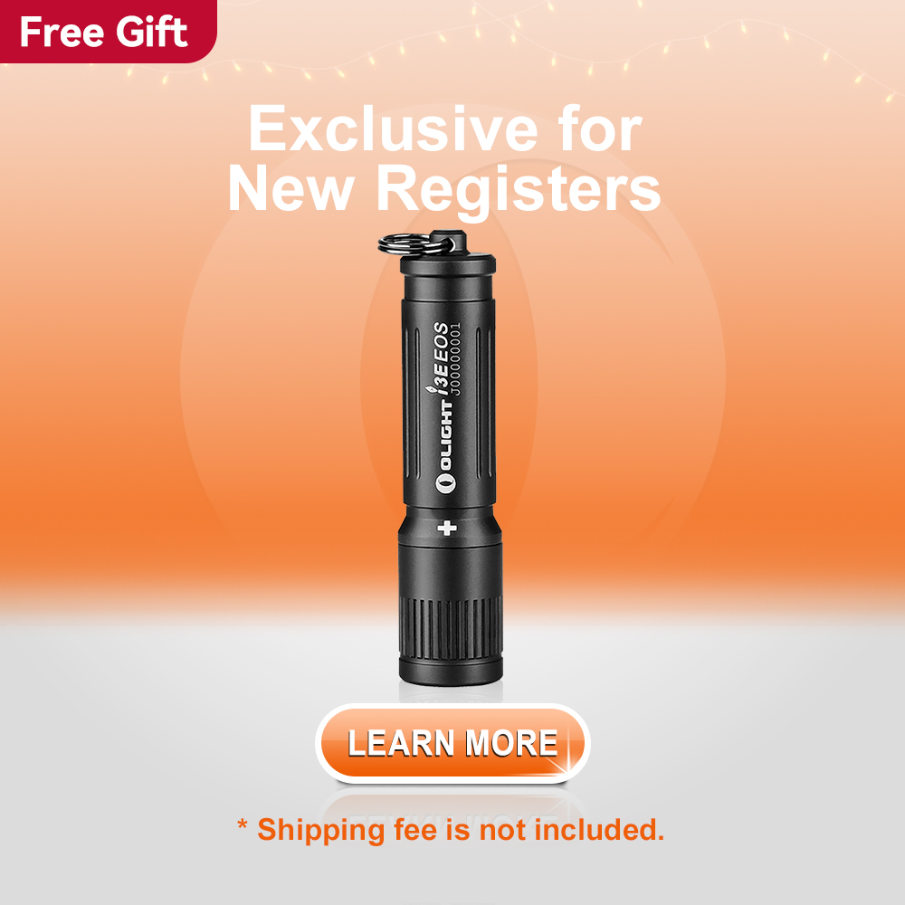 Olight I3E Black Keychain Light Mini Flashlight Keychain Olight