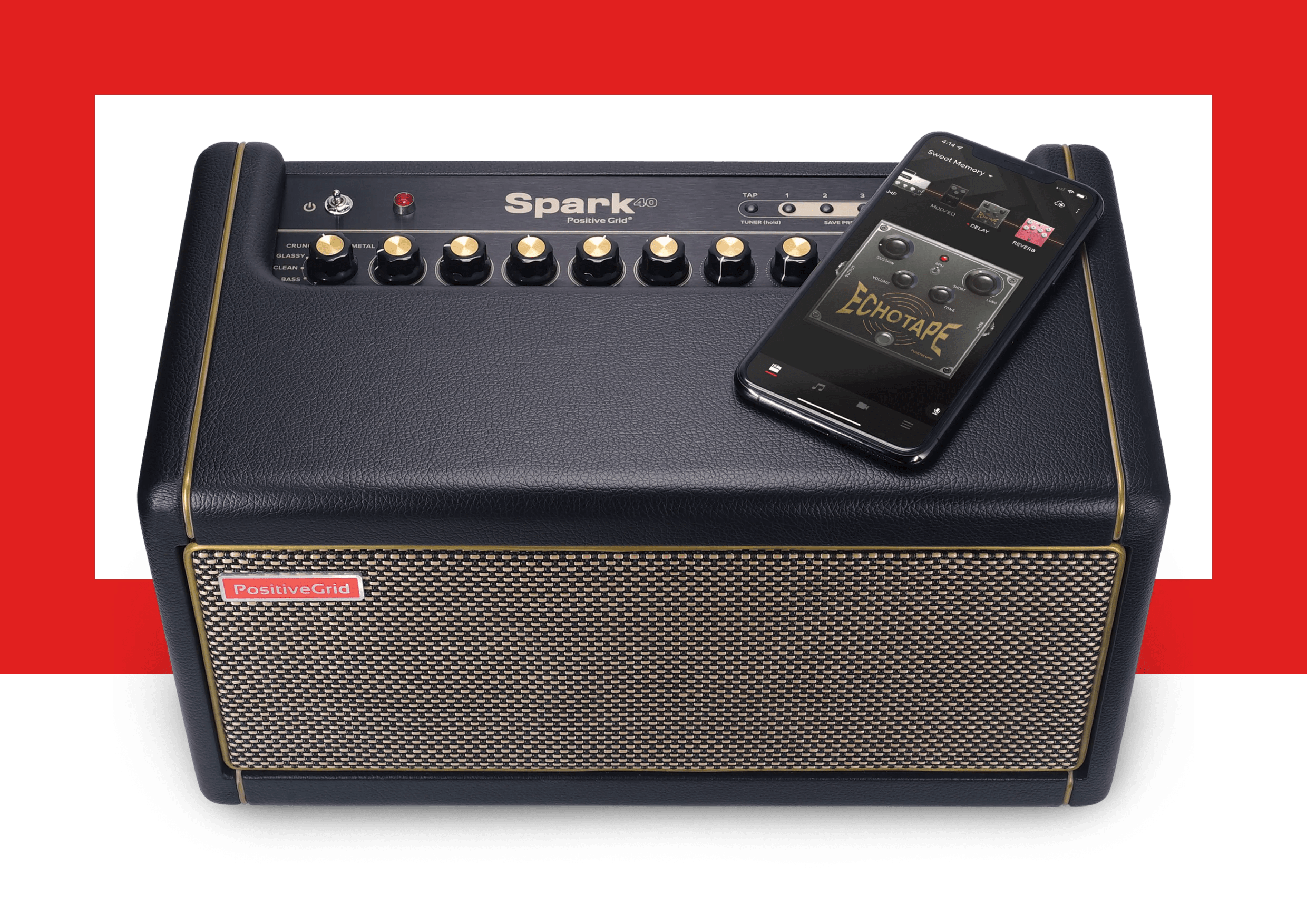 Spark 40W Smart Guitar Amp & App Australia Positive Grid