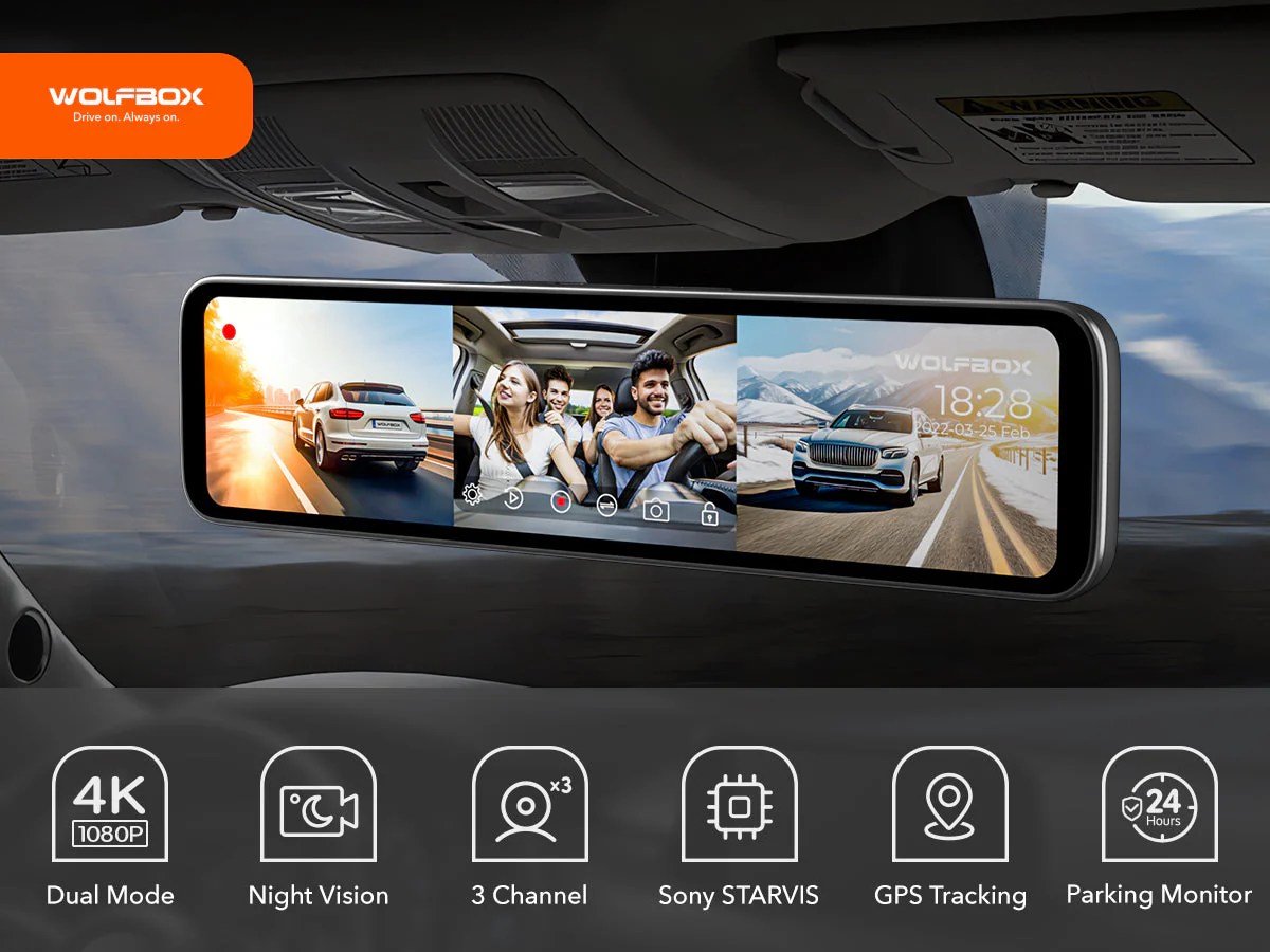 The Wolfbox G890: The ultimate 4k 3 channel dash cam – Wolfbox AU