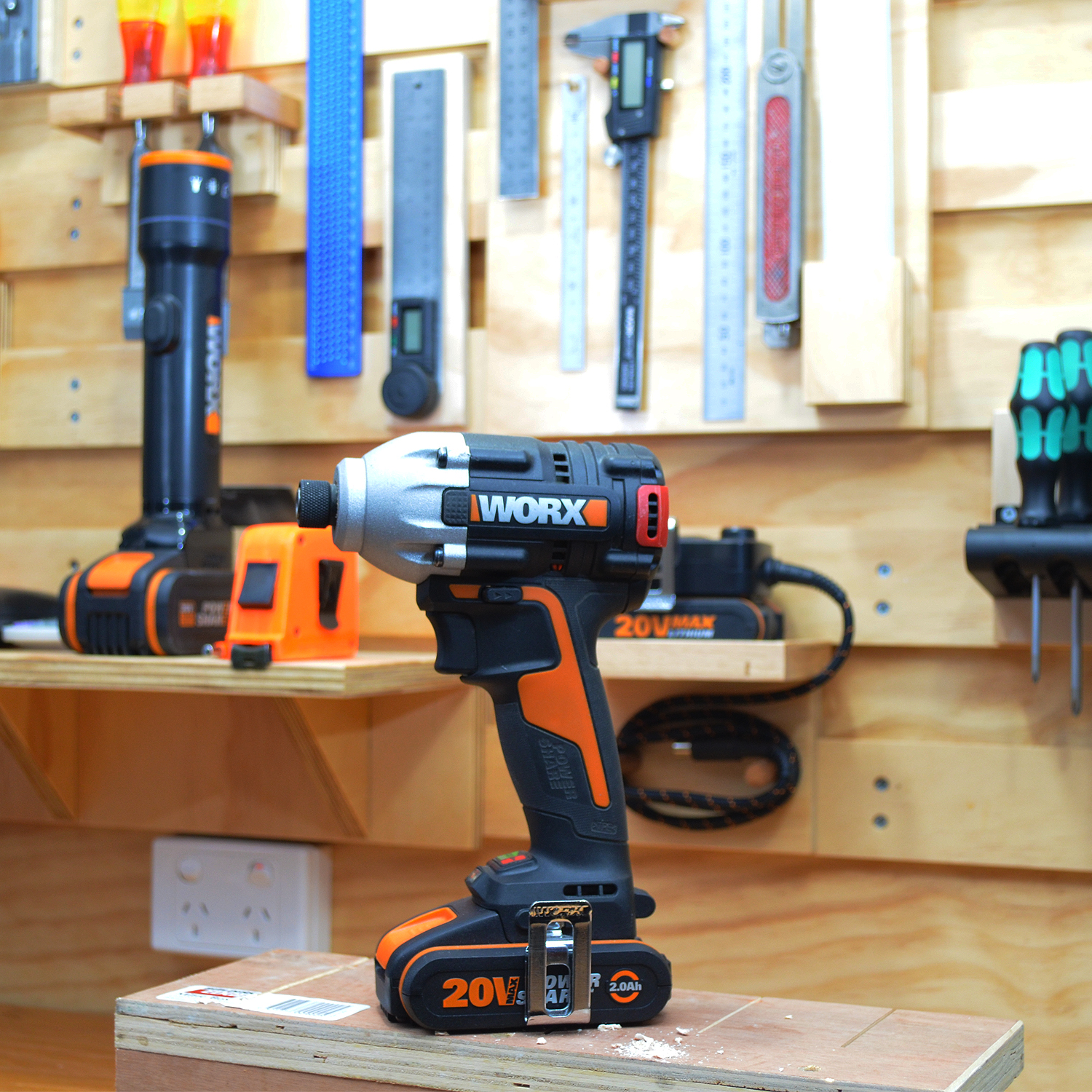 WORX 20V 3-Speed Impact Driver - 260Nm - Brushless | POWERSHARE Tool