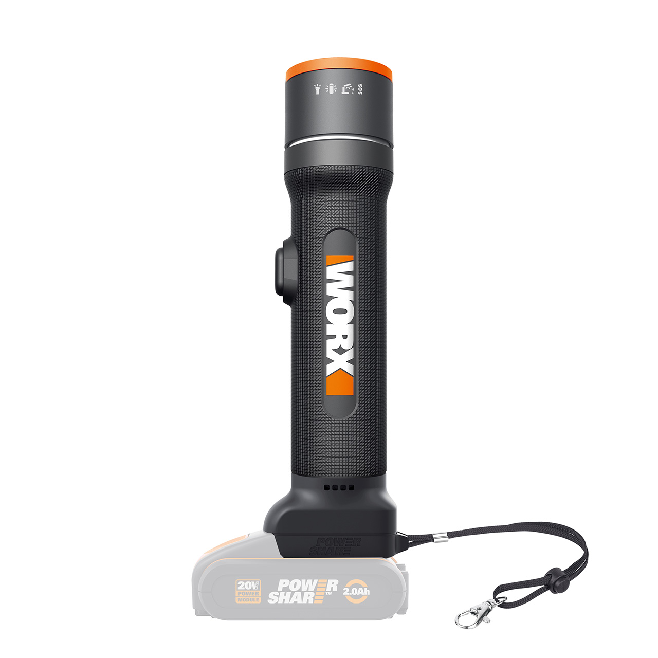 WORX 20V 4in1 LED Light with SOS Function POWERSHARE Tool Only