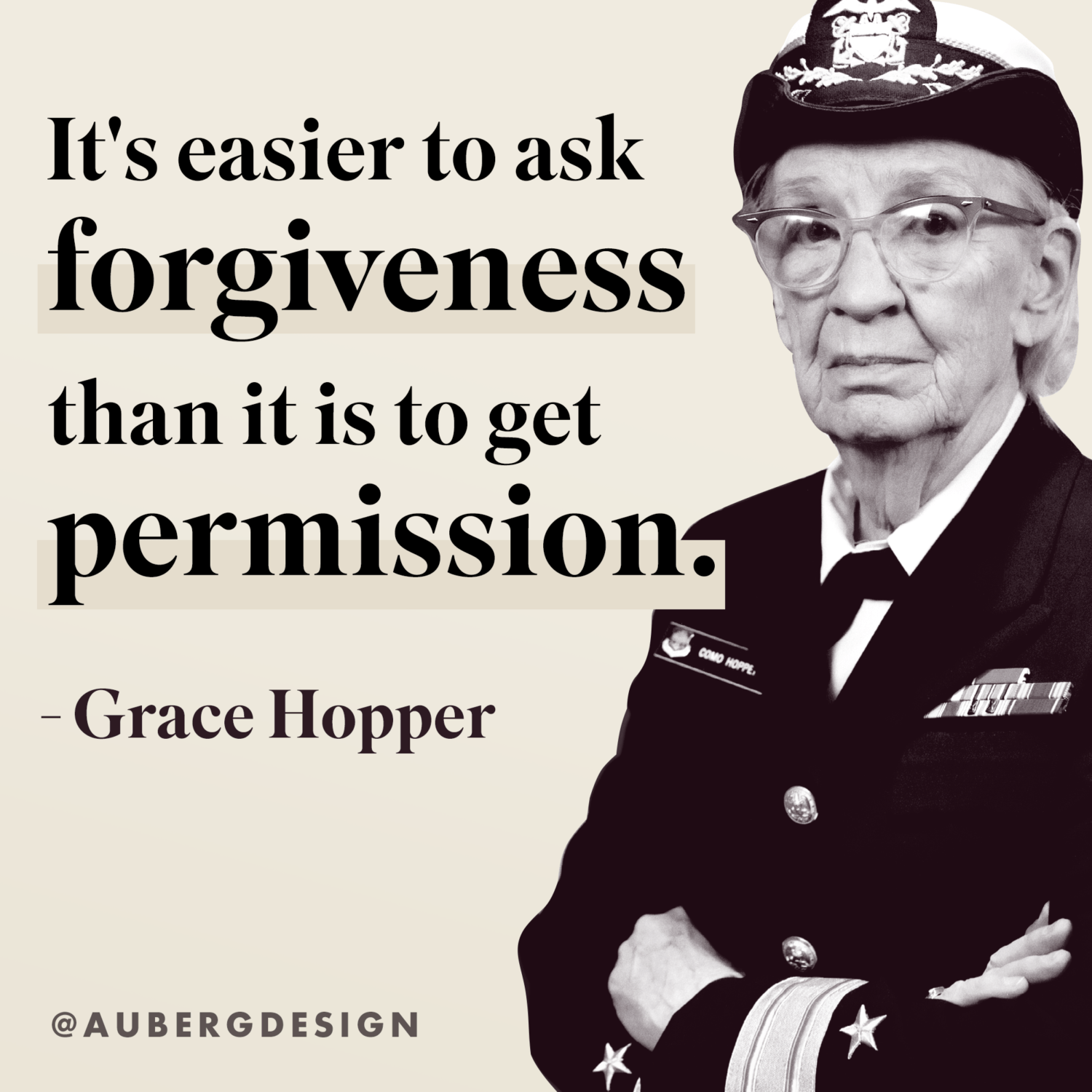Grace Hopper Auberg Design Web Design by Lauren Goldberg