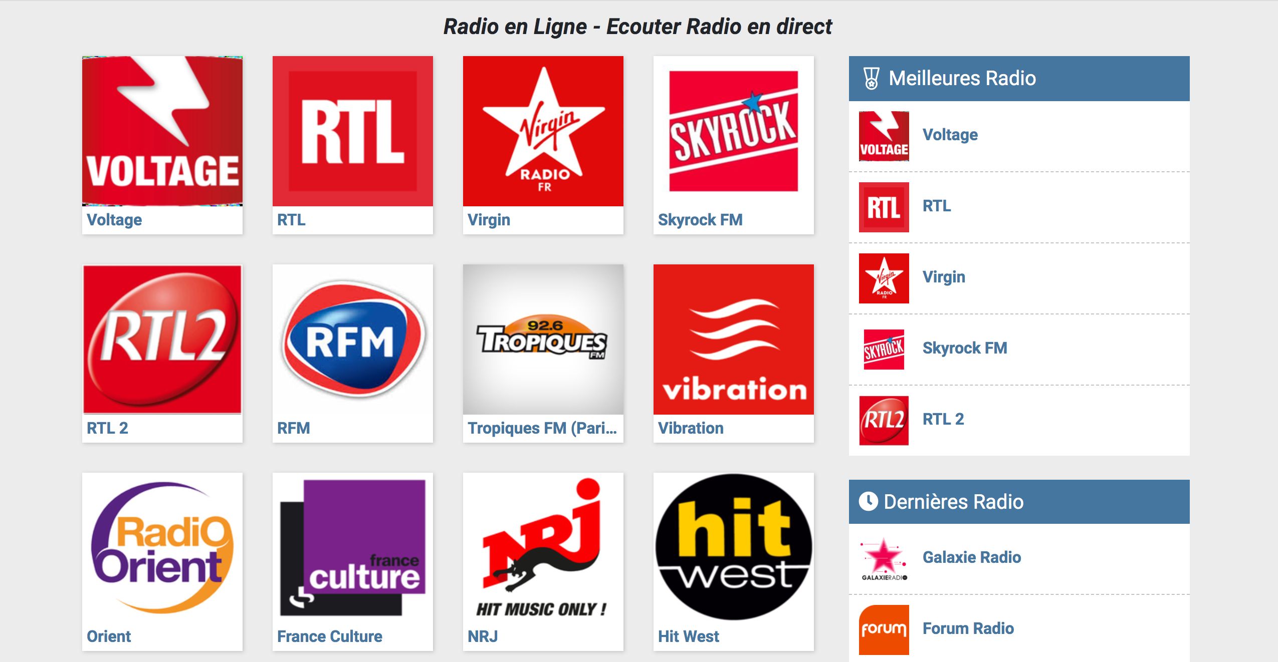 Écouter la radio en ligne et en direct partout où vous êtes