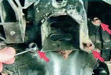 How to remove and install the front suspension subframe Mazda 6