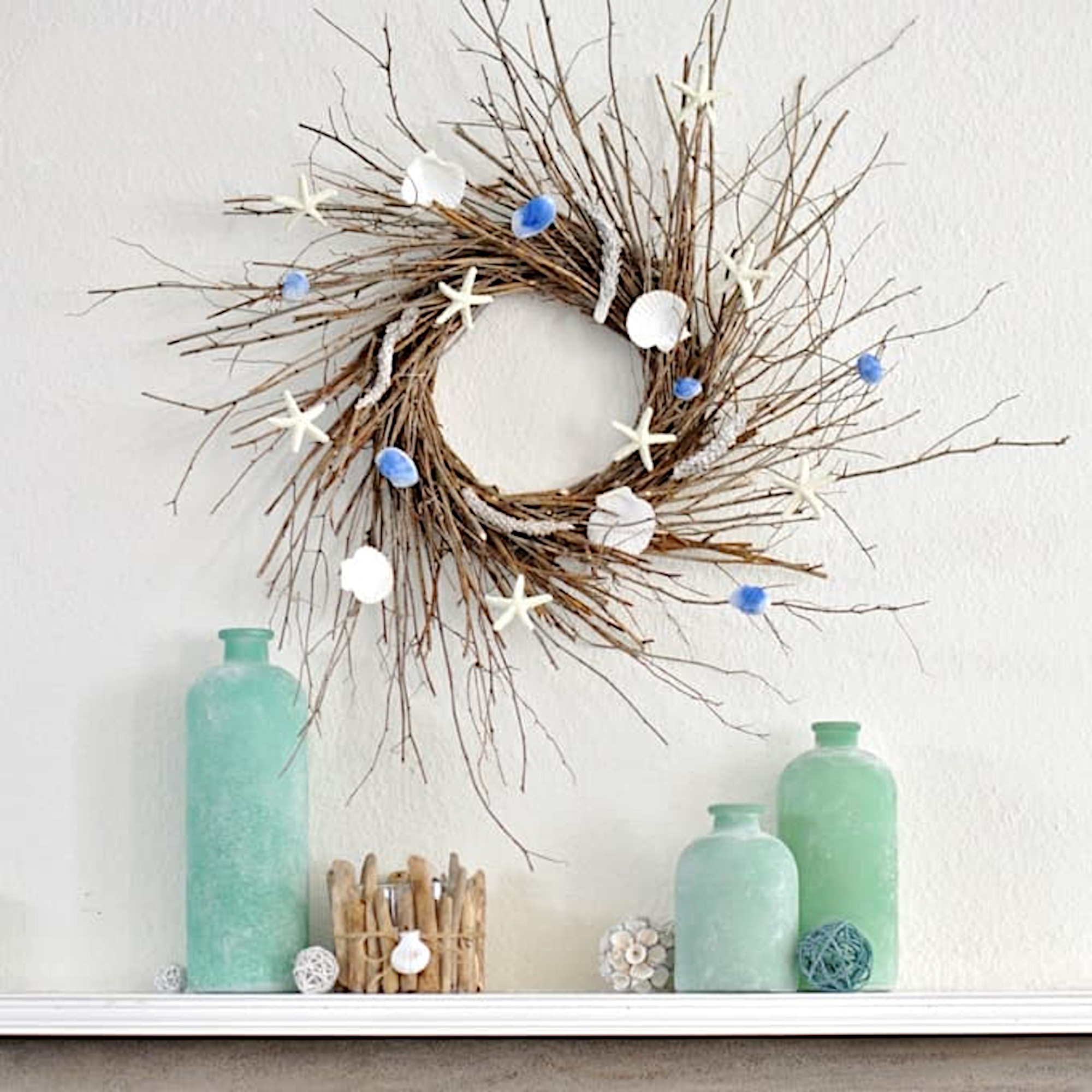 5 Summer Wreaths To Warm Your Coastal Style Front Door Aubrys Crafts